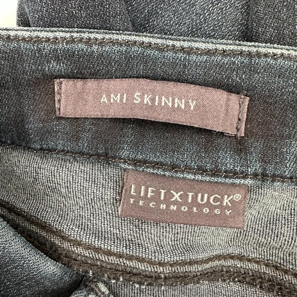 NYDJ Womens Dark Blue Ami Skinny Lift & Tuck Technology Jeans Size 6 - Picture 6 of 9